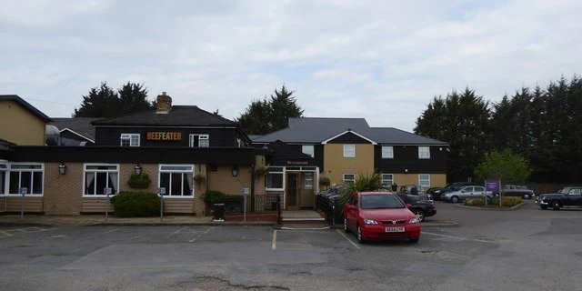 Beefeater Restaurant and its car park, Cheltenham