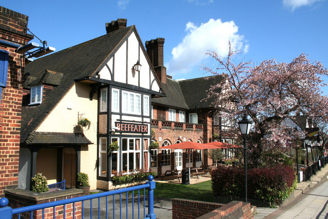 Travellers Rest, the former Beefeater in Kenton, photographed in 2010